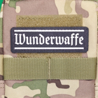 Шеврон Wunderwaffe (Чудо-оружие), 9х3, на липучке (велкро), патч печатный - изображение 3
