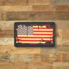 Шеврон Флаг США, Винтаж, 8х5, на липучке (велкро), патч печатный - изображение 1