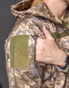 Куртка чоловіча піксель Soft shell демісезонна Водонепроникна (на блискавці з капюшоном) M - зображення 5
