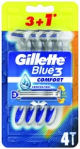 Чоловіча бритва Gillette Blue3 3+1 шт (7702018489787) - зображення 1