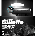 Ostrza do brzytwy Gillette Mach3 Charcoal 5 szt (8700216062770) - obraz 2