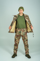 Військовий костюм Soft Shell штани куртка Single Sword з подвійним флісом мультикам M - зображення 5