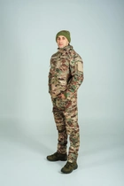 Військовий костюм Soft Shell штани куртка Single Sword з подвійним флісом мультикам L - зображення 3