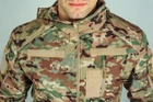 Військовий костюм Soft Shell штани куртка Single Sword з подвійним флісом мультикам L - зображення 6