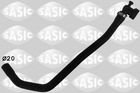 Патрубки системи охолодження SASIC 3400125 Citroen C3, C2, C-Elysee; Peugeot 207 6466K6, 6466VJ