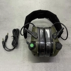 Навушники тактичні Earmor M31, активні, NRR 22, колір – Олива, активні навушники військові (243811) - зображення 2
