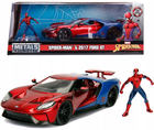 Samochód zdalnie sterowana Marvel Spiderman 2017 Ford GT 1:24 (4006333065156) - obraz 1