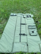 Чохол каремат снайперський, чохол для гвинтівки, зброї, чохол для ЗСУ колір Хакі - зображення 4