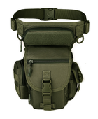 Cумка тактическая набедреная (Leg-Bag) EDC Protector Plus K314 olive - изображение 3