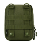 Підсумок тактичний на сумку, рюкзак, пояс, органайзер, аптечка EDC Protector Plus A007 Olive - зображення 2