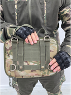 Тактическая военная сумка подсумок чехол для планшета на молнии , система Molle, Мультикам - изображение 3