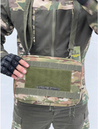 Тактическая военная сумка подсумок чехол для планшета на молнии , система Molle, Мультикам - изображение 7