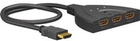 Kabel Goobay Switch HDMI 3 w 1 Czarny (4040849584879) - obraz 1