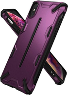 Etui plecki Ringke Dual X do Apple iPhone Xs Max Purple (8809628563865) - obraz 1