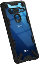 Etui plecki Ringke Fusion X do LG G8 ThinQ Black (8809659043282) - obraz 3