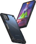 Etui plecki Ringke Fusion X do Samsung Galaxy M51 Black (8809758106925) - obraz 2