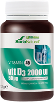 Suplement diety Mgdose Vit D3 2000ui 60 tabletek (8422947595456) - obraz 1