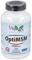 Дієтична добавка Vbyotics Opti MSM 1000 мг 120 tabletek (8587320006056) - зображення 1