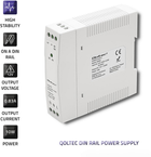 Zasilacz Qoltec na szynę DIN 10 W, 12 V, 0,83 A, Slim White (50906) (5901878509068) - obraz 6