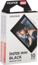 Papier fotograficzny Fujifilm Instax Mini BLACK FRAME Instant Film 46x62 mm 10 szt. (4547410341300) - obraz 1