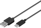 Kabel do ładowania Goobay USB-C i synchronizacji USB-A + USB-C 3 m Czarny (4040849591242) - obraz 1