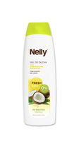 Żel pod prysznic Nelly Fresh & Go Coconut 600 ml (8411322239184) - obraz 1