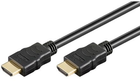 Kabel HDMI Goobay męskie typ A > HDMI męskie typ A 10 m Czarny (4040849611636) - obraz 1
