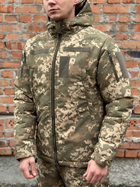Зимняя куртка тактическая Taslan военная L пиксель - изображение 6