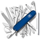 Швейцарский нож Victorinox SWISSCHAMP 91мм/33 функции, синие накладки