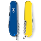 Швейцарський ніж Victorinox CLIMBER UKRAINE 91мм/14 функцій, синьо-жовті накладки - зображення 6