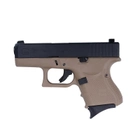 Пістолет WE Glock E27 Gen 4 GBB Tan (Страйкбол 6мм) - зображення 1