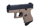 Пістолет WE Glock E27 Gen 4 GBB Tan (Страйкбол 6мм) - зображення 2