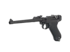 Пістолет Wei-E Tech Luger P08 L FULL METAL (Страйкбол 6мм) - изображение 4
