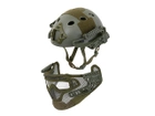 Шолом EMERSON з металевою маскою система G4 TAN (муляж) - зображення 7