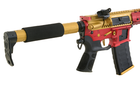 Штурмова гвинтівка APS ASR121 GOLD DRAGON FULLMETAL GOLD/RED/BLACK EBB (Страйкбол 6мм) - зображення 16