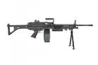 Кулемет Specna Arms SA-249 MK1 Core Black - изображение 11