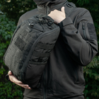 Рюкзак M-TAC однолямочний ARMADILLO Black - зображення 5