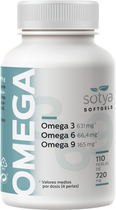 Suplement diety Sotya Omega 3 6 y 9 110 pereł (8427483006305) - obraz 1