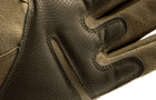 Перчатки тактические без пальцев летние для ВСУ c защитой на костяшках армейские L/9 Олива - изображение 4