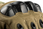 Перчатки тактические полнопалые демисезонные для ВСУ армейские сенсорные c защитой на костяшках XL/10 Олива - изображение 3