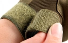 Перчатки тактические полнопалые демисезонные для ВСУ армейские сенсорные c защитой на костяшках XL/10 Олива - изображение 6