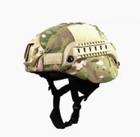 Чехол кавер маскировочный на резинке на шлем каску ВСУ с ушами Mich 2000 Мультикам - изображение 3