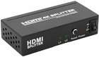 Розгалужувач Qoltec Splitter HDMI v.1.4 1 x 2 активний (5901878523552) - зображення 1