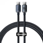 Кабель Baseus Crystal Shine Series Fast Charging Data Cable Type-C to Type-C 100W 1.2m CAJY000601 Black