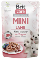 Влажный корм для щенков Brit Care Mini pouch филе в соусе Ягненок