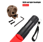 Фонарь Красный с Креплением на Рельсу Шлема ClefersTac R87H - с Красным Светом для Ночных Операций, 3*AAA батарейки(не включены) (51411193) - изображение 1
