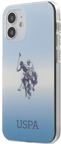 Etui U.S. Polo Assn Gradient Collection do Apple iPhone 12 mini Blue (3700740486818) - obraz 1