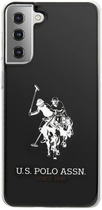 Etui U.S. Polo Assn Shiny Big Logo do Samsung Galaxy S21 Plus Black (3700740497036) - obraz 1