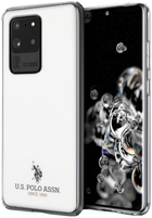Etui U.S. Polo Assn Shiny do Samsung Galaxy S20 Ultra White (3700740472927) - obraz 1