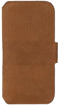 Etui z klapką Krusell PhoneWallet Leather do Apple iPhone 13 Cognac (7394090623984) - obraz 1